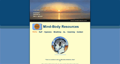 Desktop Screenshot of mindbodyresources.com